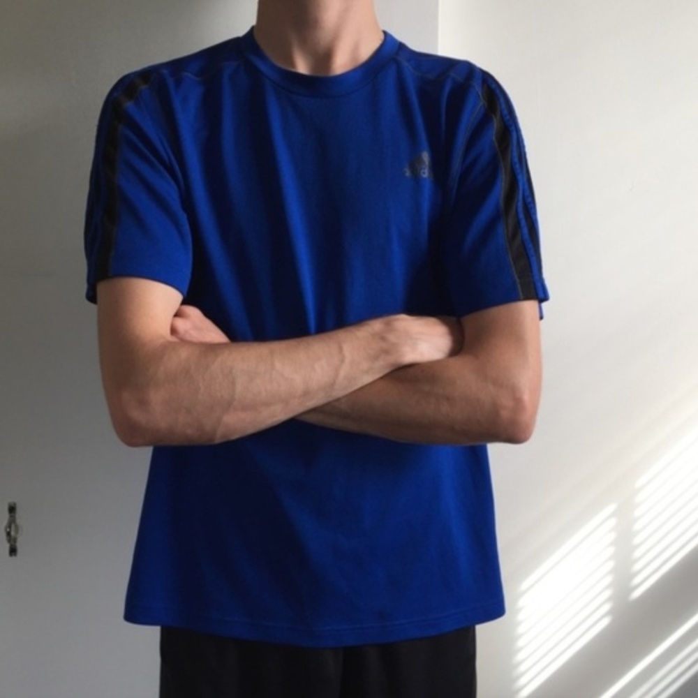 ADIDAS Blue Men's T-Shirt